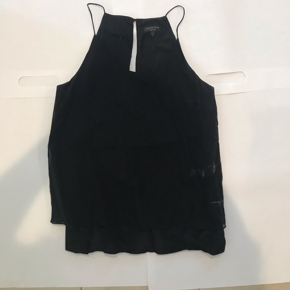 Black tank top
